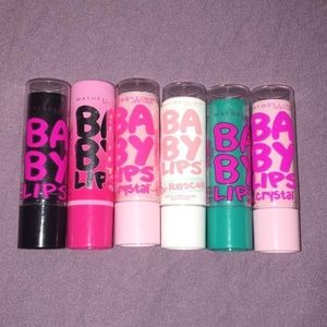 6 Baby Lips Lip Balms